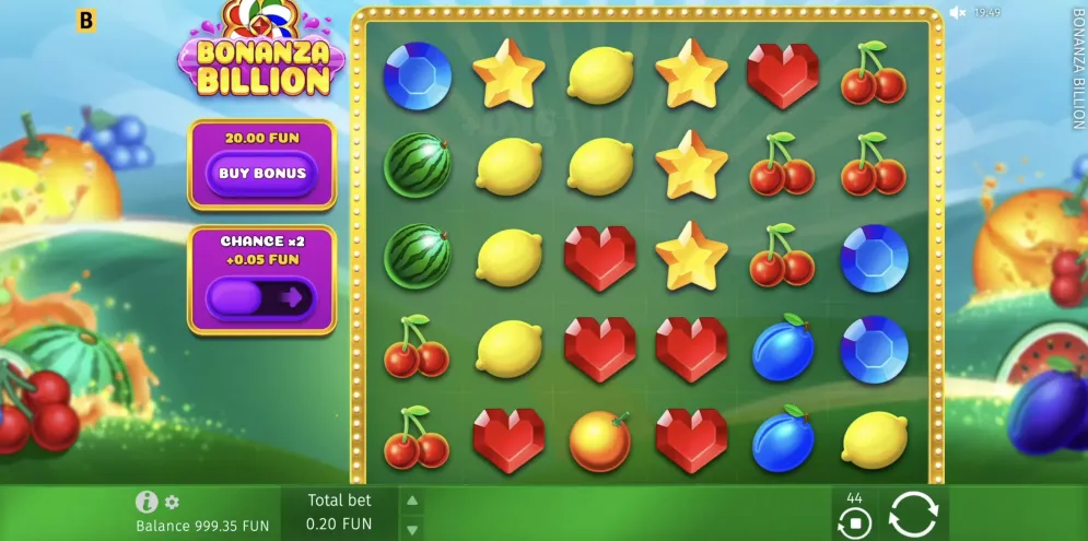 Bonanza Billion demo
